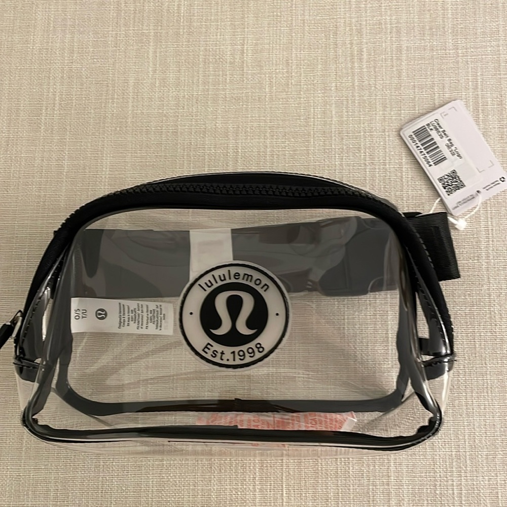 Lululemon clear logo belt bag